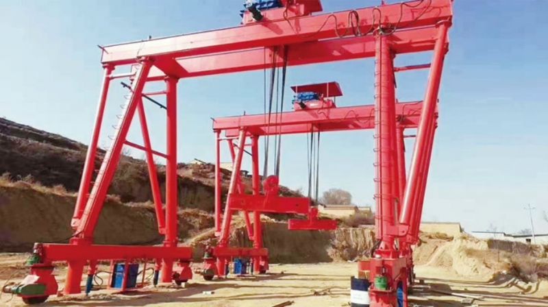 MHT型電動葫蘆門式輪胎起重機(jī)